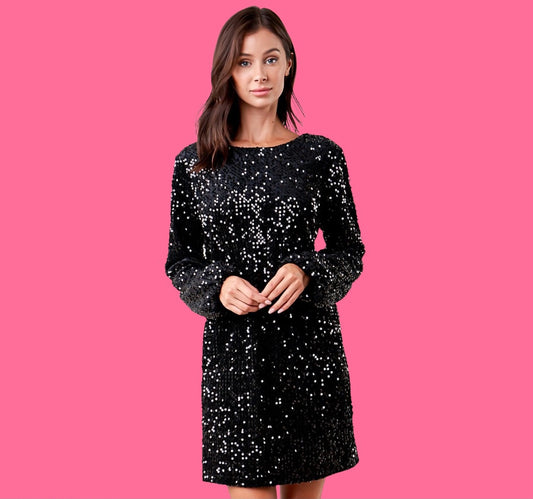 Daphne Sequin Dress